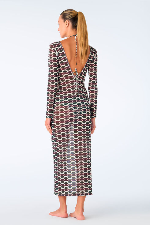 Court Vibes Maya Long Dress