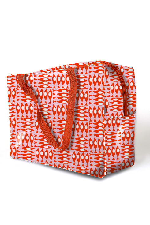 Orange Fish Towel Bag