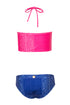 Fucsia Bandana Blue Salome